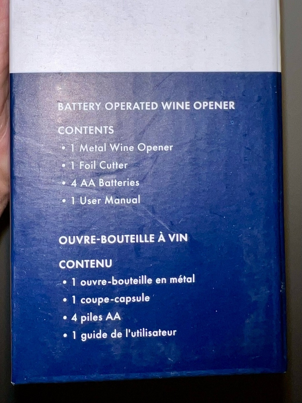 Mark & Graham Electric Wine Opener Stainless Steel - NWT - Picture 3 of 6